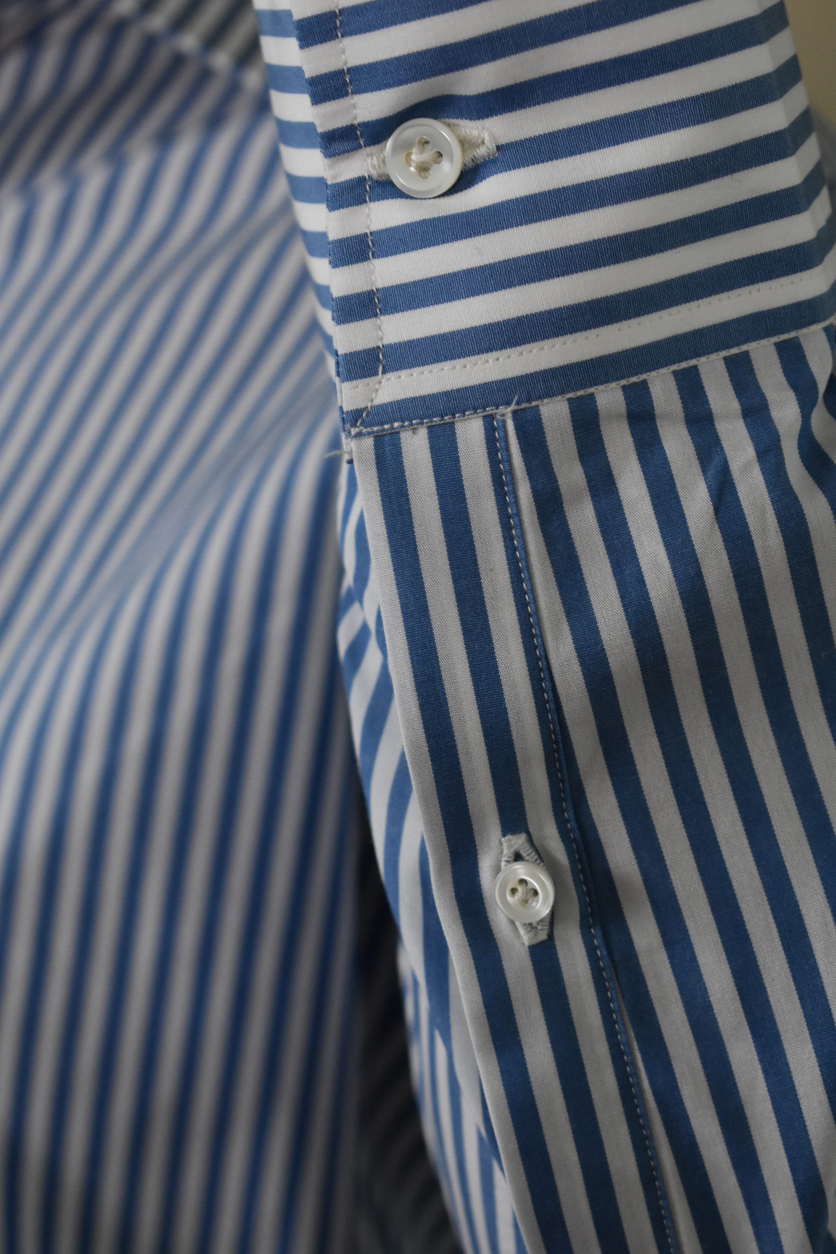 HAND-SEWN FORMAL SHIRT IN CLASSIC BENGAL STRIPE 100s 2-PLY POPLIN 10 HAND-SEWN FORMAL SHIRT IN CLASSIC BENGAL STRIPE 100s 2-PLY POPLIN - Image 10