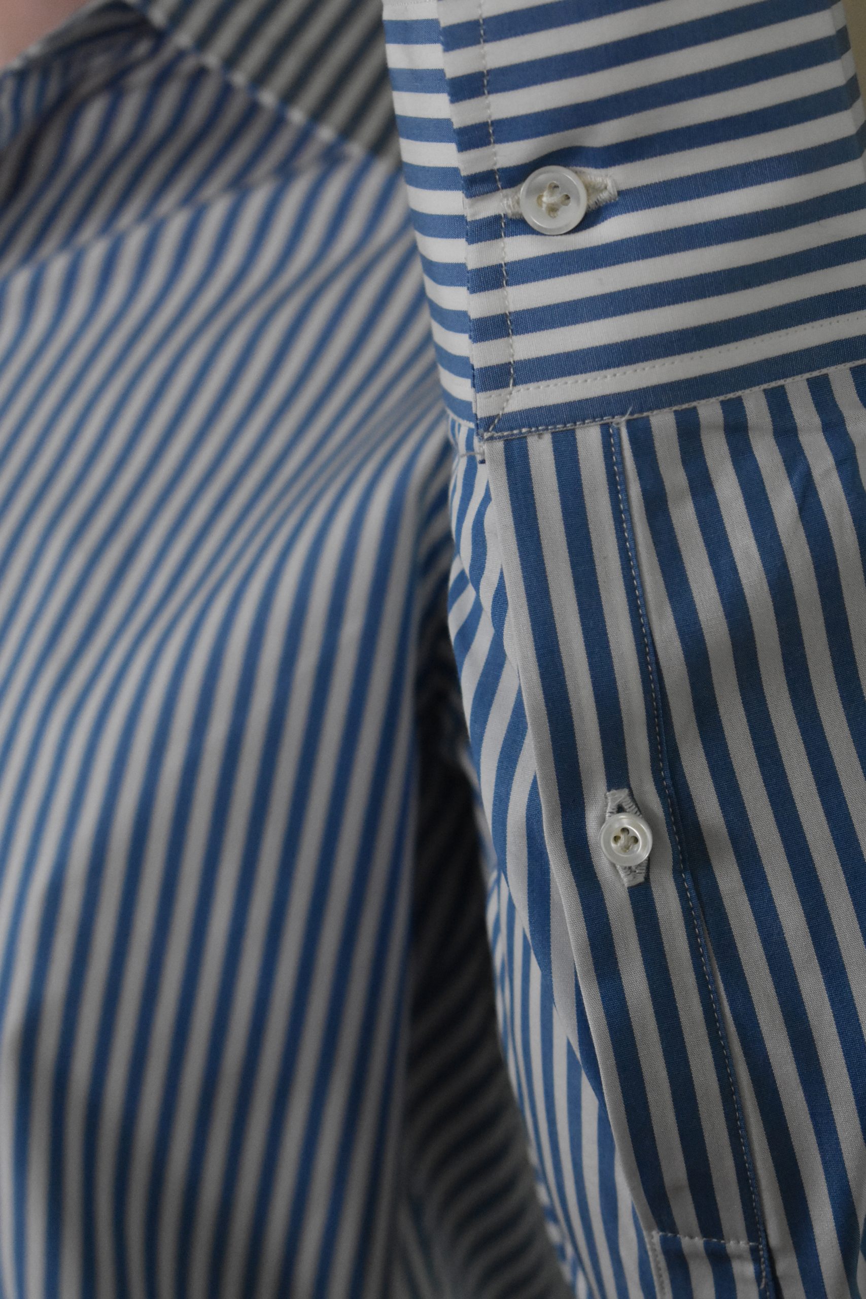 HAND-SEWN FORMAL SHIRT IN CLASSIC BENGAL STRIPE 100s 2-PLY POPLIN 11 HAND-SEWN FORMAL SHIRT IN CLASSIC BENGAL STRIPE 100s 2-PLY POPLIN - Image 11