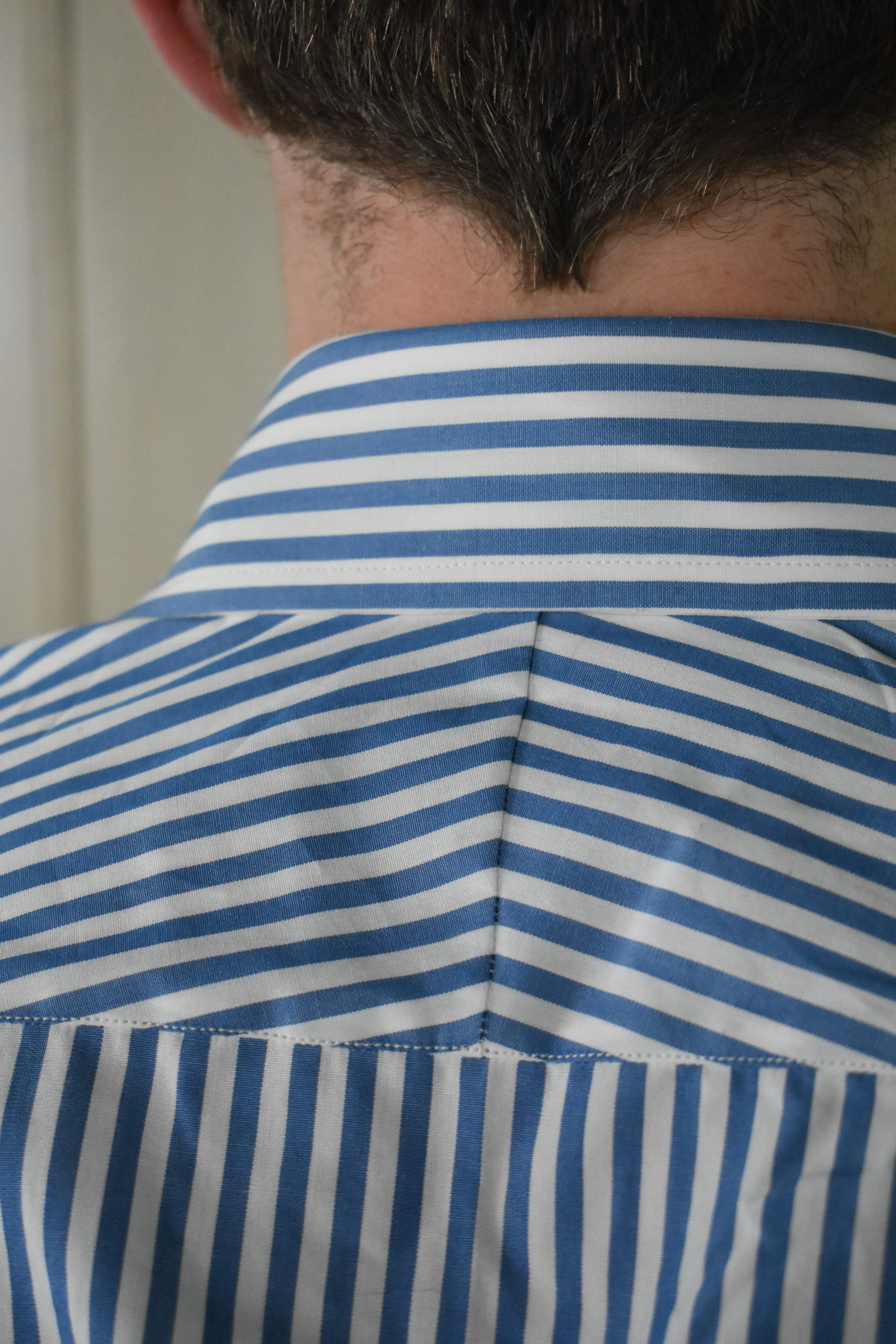 HAND-SEWN FORMAL SHIRT IN CLASSIC BENGAL STRIPE 100s 2-PLY POPLIN 6 HAND-SEWN FORMAL SHIRT IN CLASSIC BENGAL STRIPE 100s 2-PLY POPLIN - Image 6