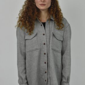 UTTERLY NATURAL, UNDYED WOOLEN OVERSHIRT 3
