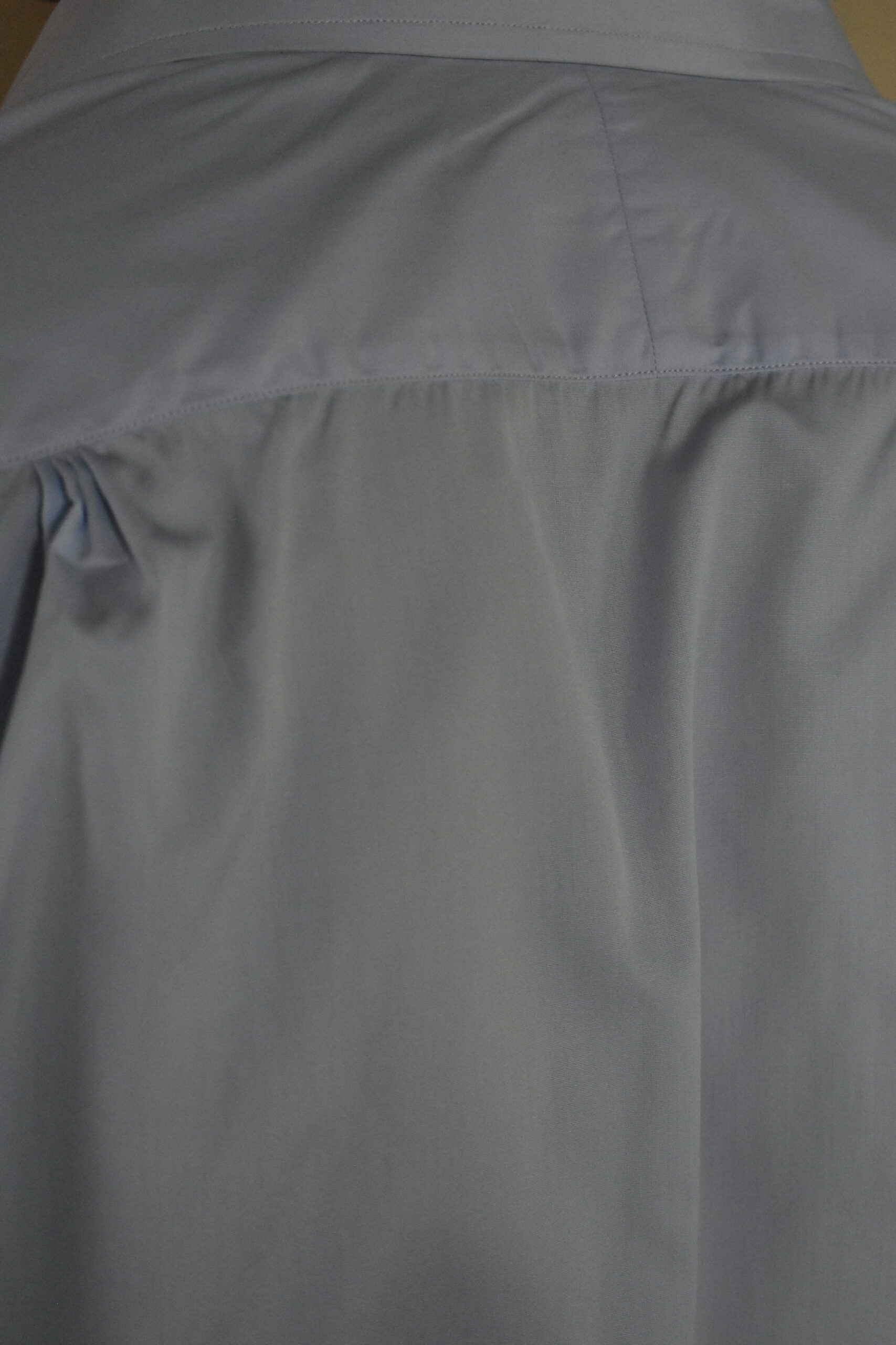 HAND-SEWN SHIRT IN PLAIN BLUE 120s 2-PLY POPLIN 4 HAND-SEWN SHIRT IN PLAIN BLUE 120s 2-PLY POPLIN - Image 4