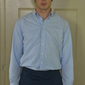 CLASSIC BLUE OXFORD BUTTON-DOWN IN ORGANIC COTTON