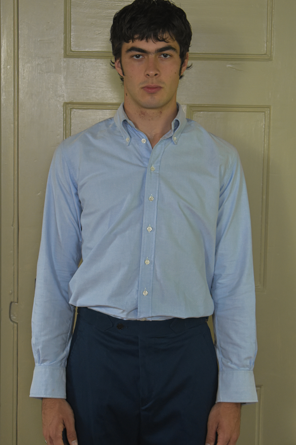 CLASSIC BLUE OXFORD BUTTON-DOWN IN ORGANIC COTTON